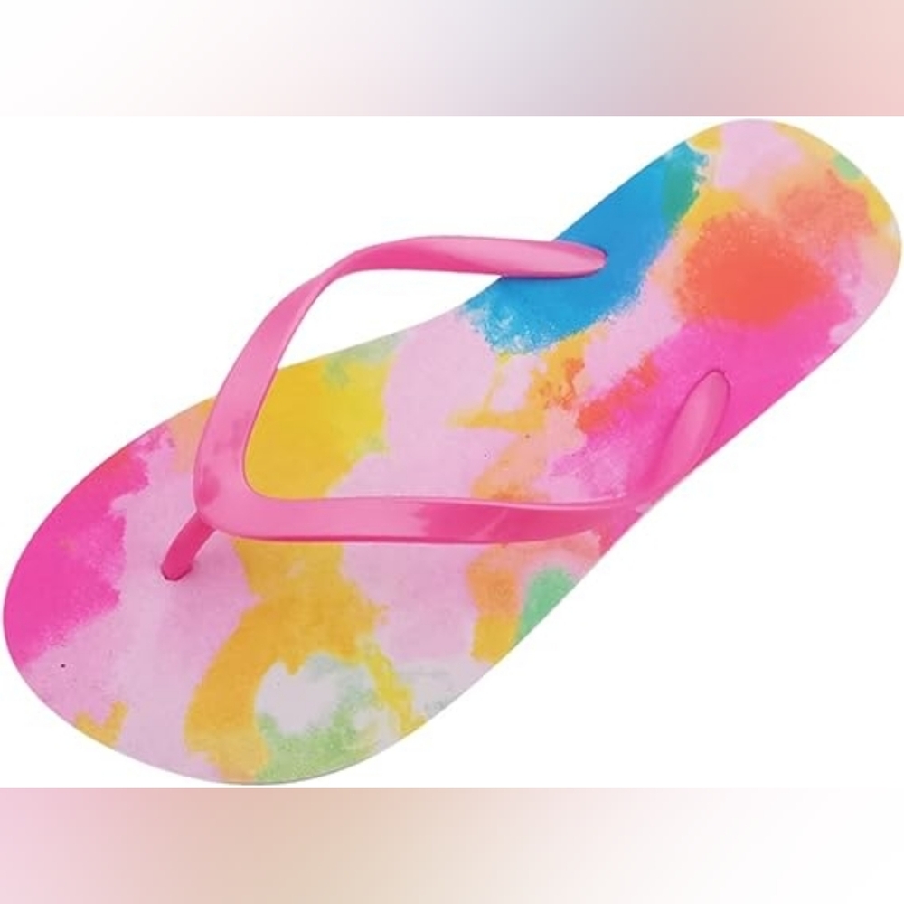 Tye Dye Flip Flops